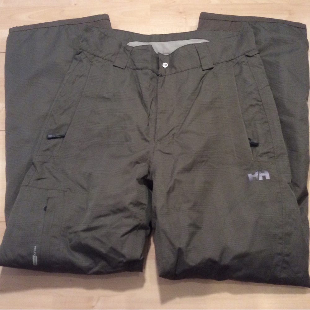 Helly Hansen Tech Olive Green Winter Sports Pants